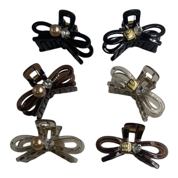 کلیپس کریستالی پاپیون 6 سانت