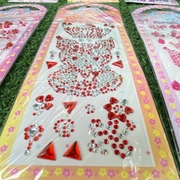  عکس2 نگین چسبی کرومی
