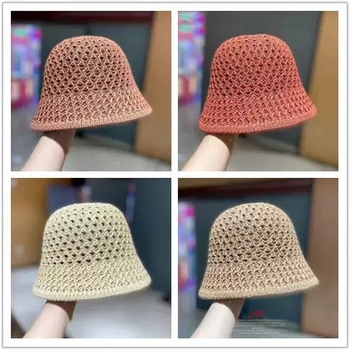 کلاه باکت حصیری