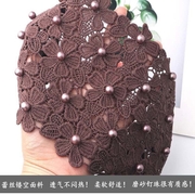  عکس4 دانتل پهن مرواریدی گلدار