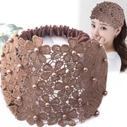  عکس3 دانتل پهن مرواریدی گلدار