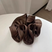  عکس1 اسکرانچی ساتن لبه دار